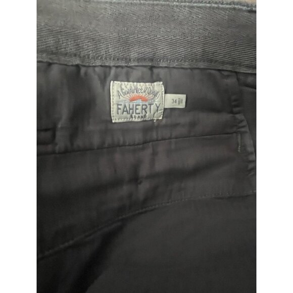 Faherty Movement 5-Pocket Pant Performance Navy Blue Men’s Sz 34 - Picture 7 of 8